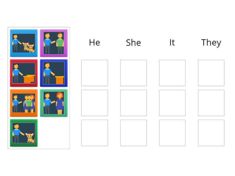 Kids 3 - impersonal subject it - Group sort