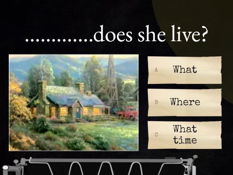 Questions words (What/Where/How/Why - Quiz