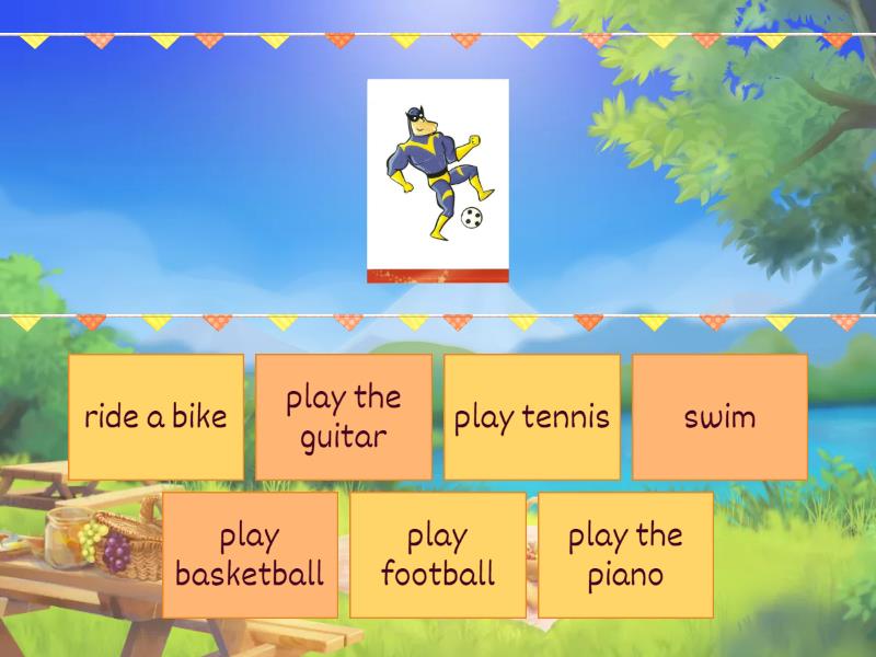 Kid's box 1. Unit 9. Fun time - Find the match
