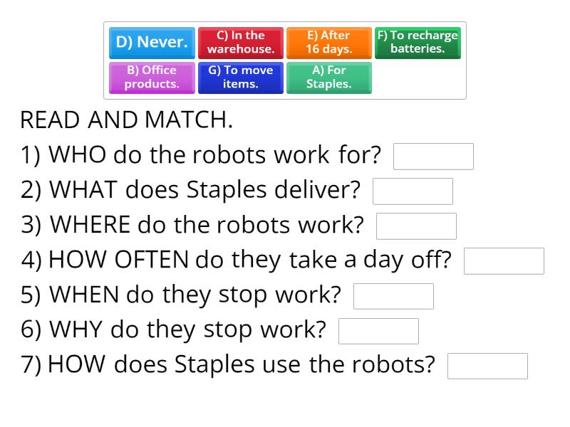 Elementary wh questions forms complete the sentence