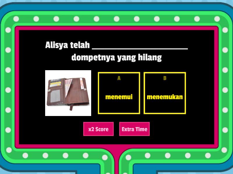 Kuiz Kata Kerja Transitif 1 Gameshow Quiz