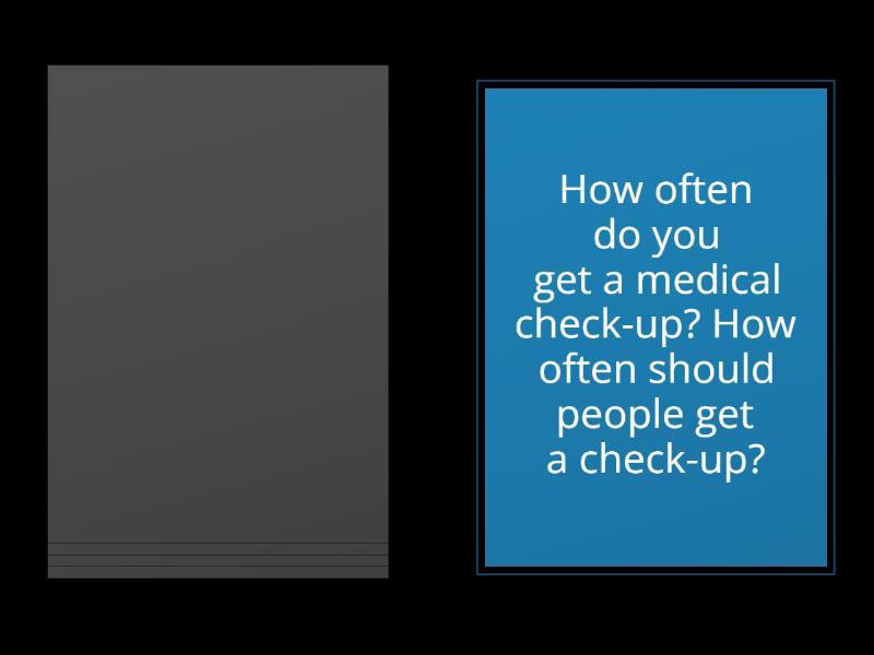 Speaking: Health - Speaking cards