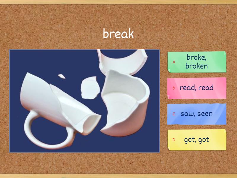 GG3 Irregular Verbs 3 Forms - Quiz