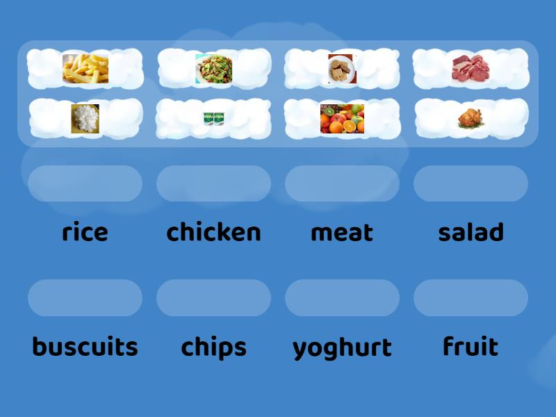 GoGetter 2 Unit 2.1 Food - Match up