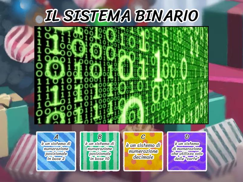 IL SISTEMA BINARIO - Quiz