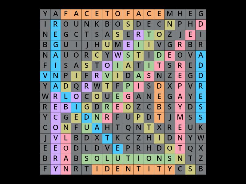 Field Process Crossword Wordsearch