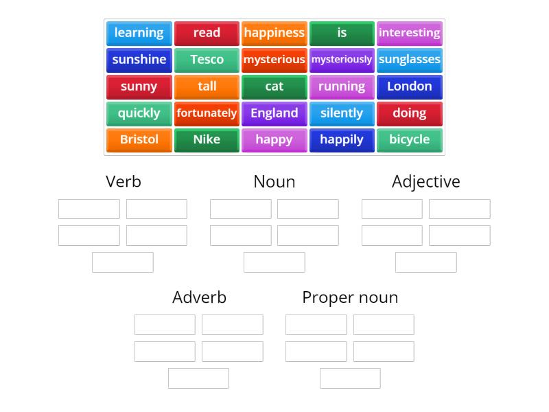 word-classes-group-sort