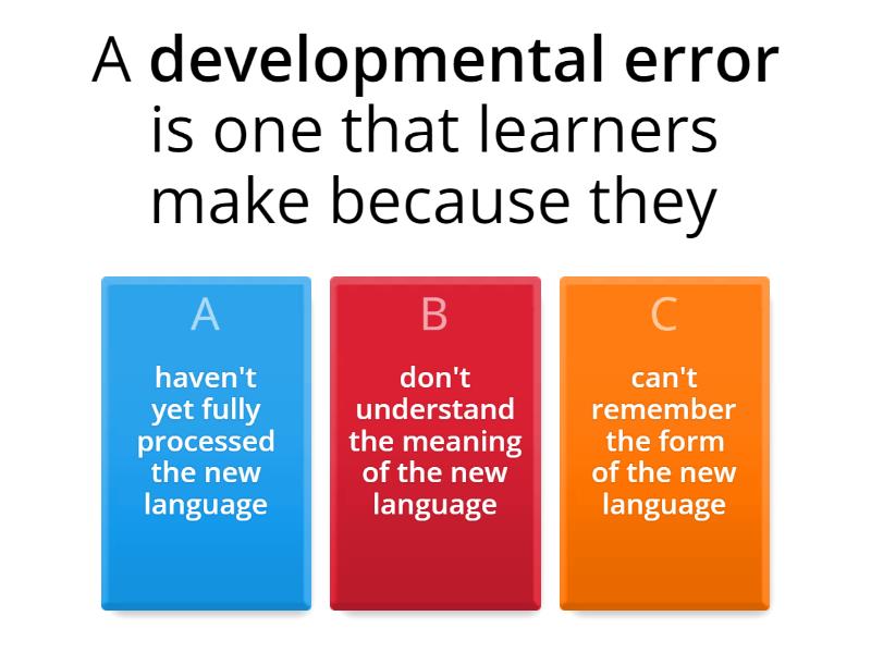 Errors tkt 11 8 glossary quiz