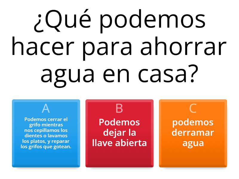 preguntas sobre acciones para cuidar el medio ambiente - Quiz