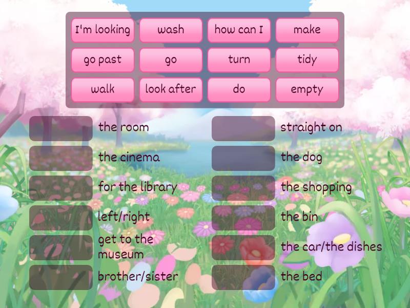 Go Getter 2 Units 5-6 Revision - Match up