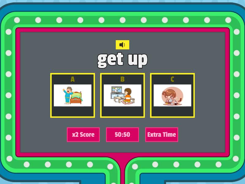 Daily Routines - Gameshow quiz