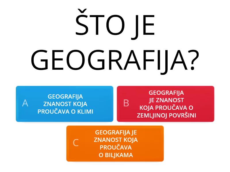 GEOGRAFIJA 5 RAZRED - Kviz