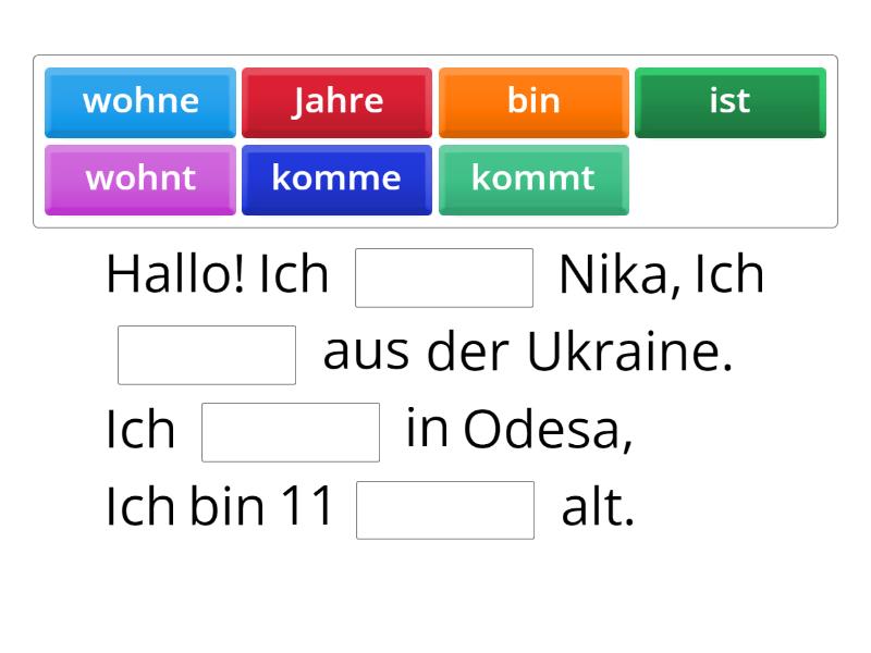 Hallo! wie geht
