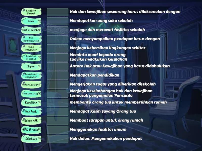 HAK, Kewajiban Dan Tanggung Jawab - Match Up