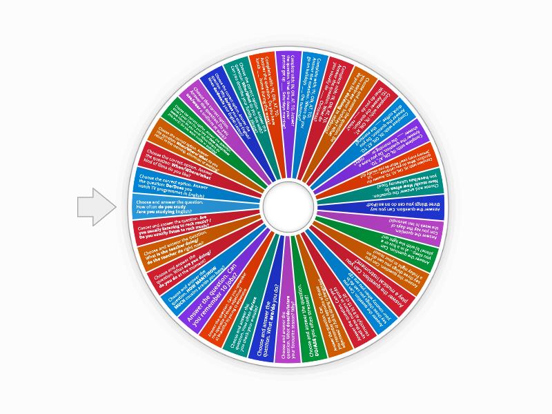 Review unit 3-5 EFe - Spin the wheel