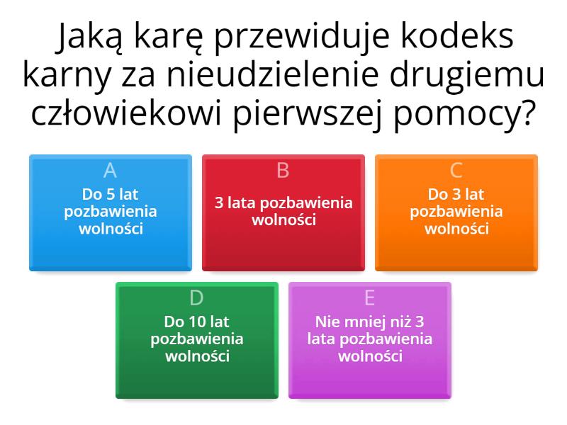 Test Edb Pierwsza Pomoc 1 Liceum EDB - Pierwsza pomoc - podstawy - Test