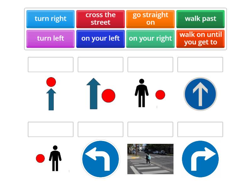 11) Giving directions - Match up