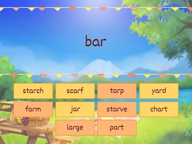 Bossy R: ar Rhyme Matching - Find the match