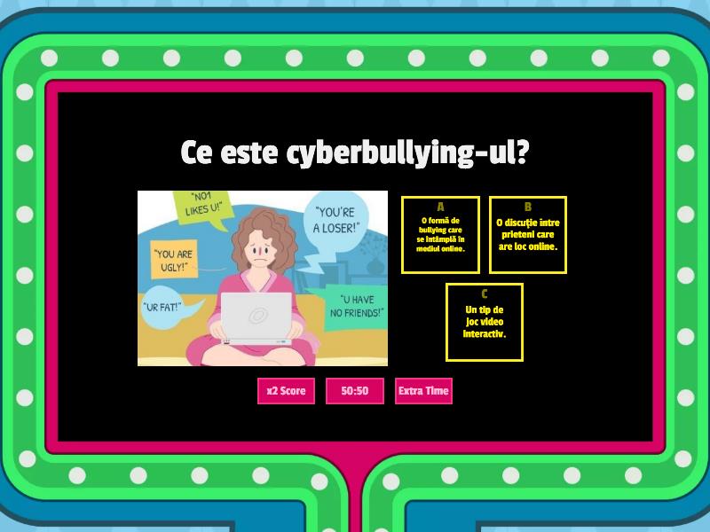 cyberbullying - Gameshow quiz