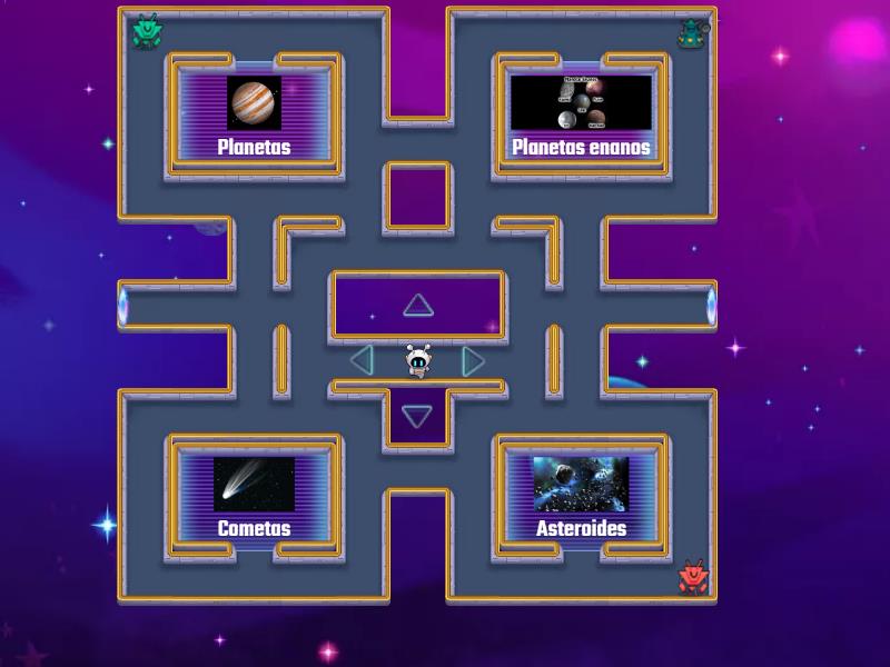 Cuerpos del sistema solar - Maze chase