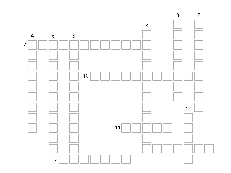 form 1: chapter 2 - Crossword