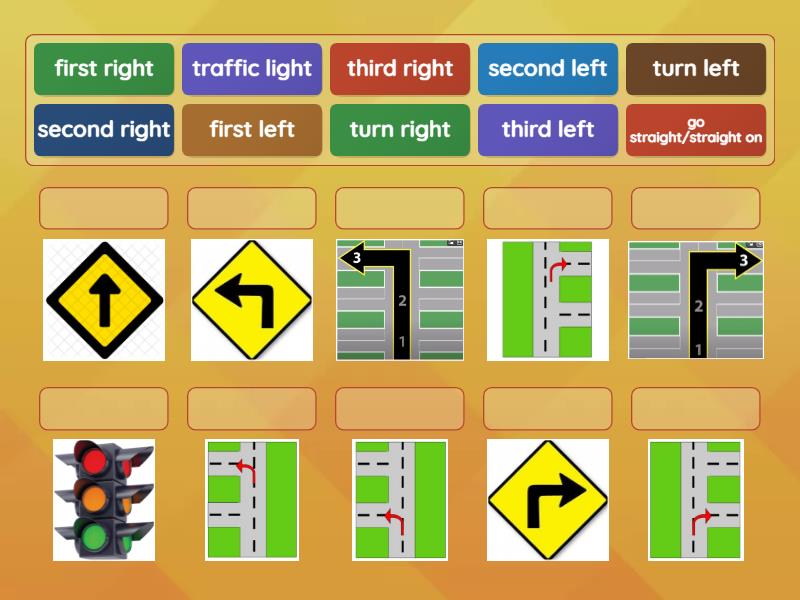 Asking and Giving Directions - Match up