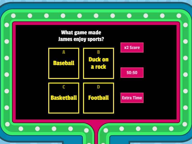 The Man Who Invented Basketball Comprehension review Gameshow quiz