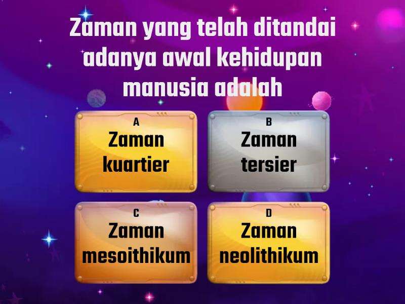 "EMARA" Sejarah Masa Praaksara - Quiz