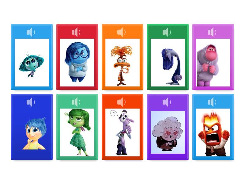 Feelings - Inside Out Class - Vire as peças - Flip tiles