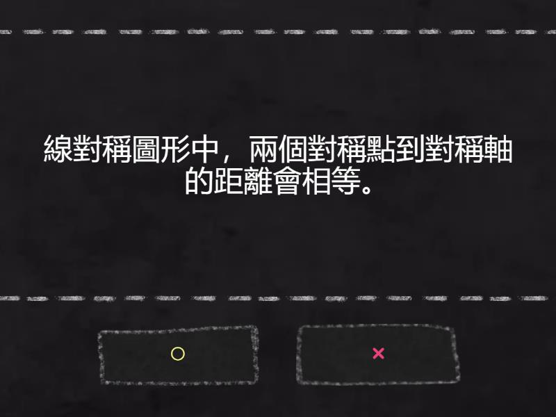 數學5上7_2對稱點、對稱邊和對稱角 - True or false