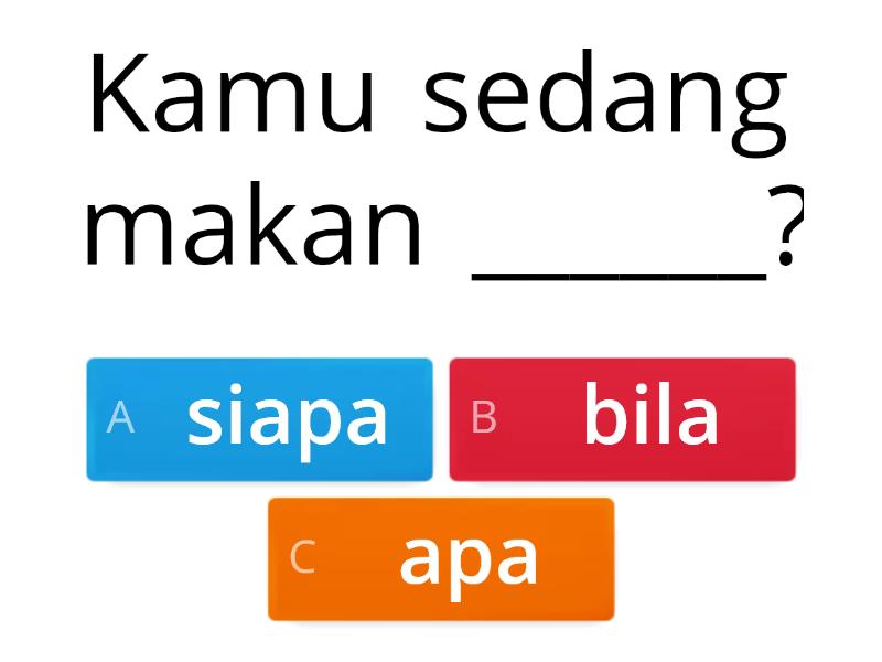 KUIZ KATA TANYA TAHUN 2 - Quiz