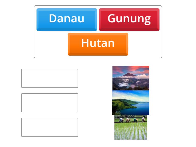 Pasangkan nama dan gambarnya agar sesuai - Match up