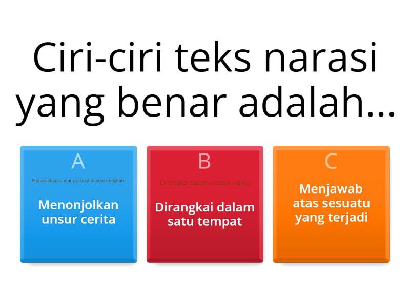 Kuis Narasi - Quiz