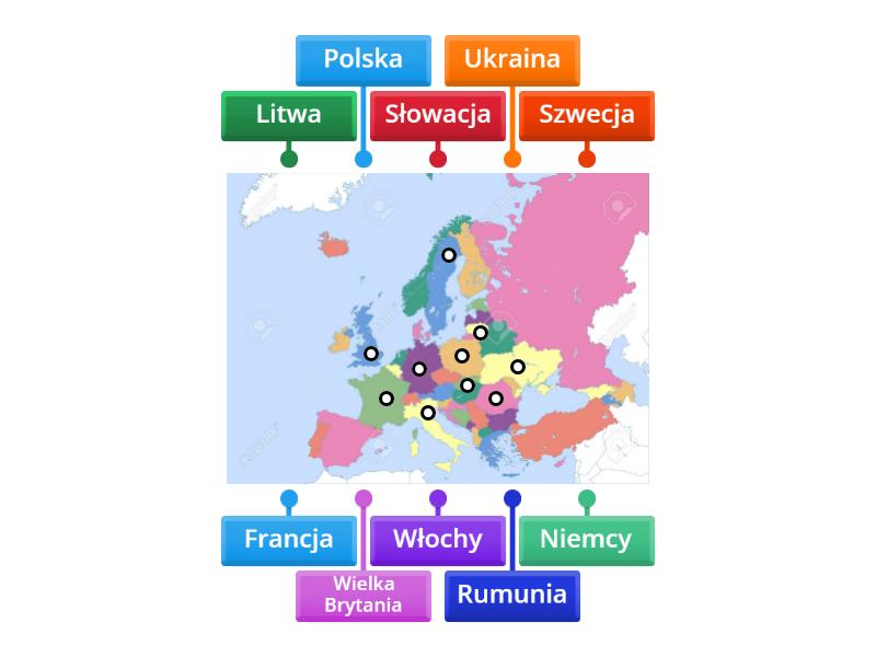 Mapa Polityczna Europy Kl7 Labelled Diagram 8076