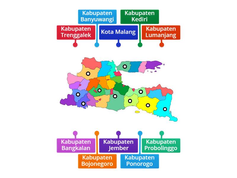 Peta Buta Jawa Timur Labelled Diagram