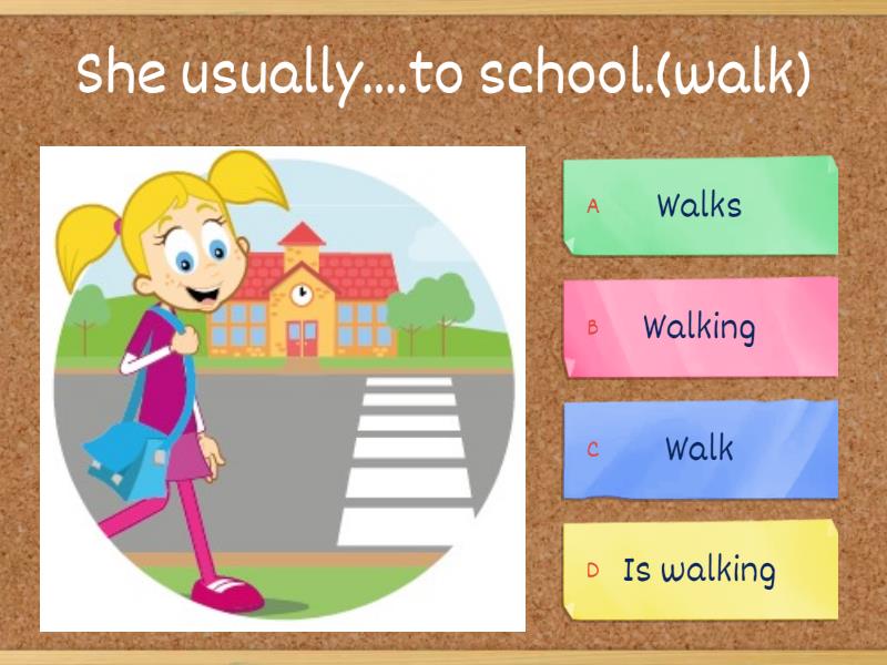 Present Simple/Continuous Quiz