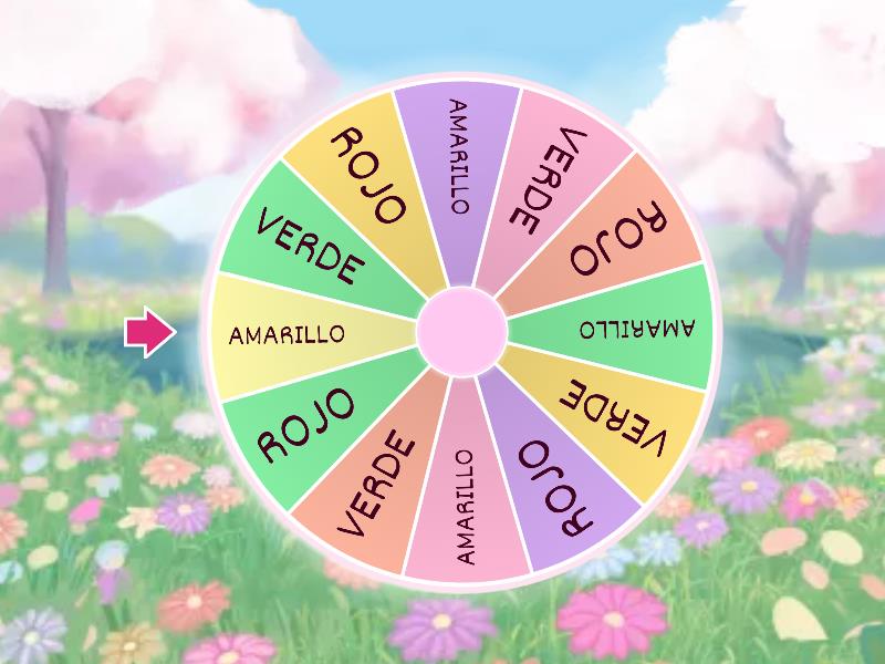 Ruleta colores - Spin the wheel