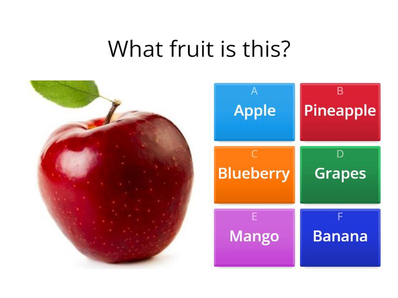 Which Fruit Am I Quiz