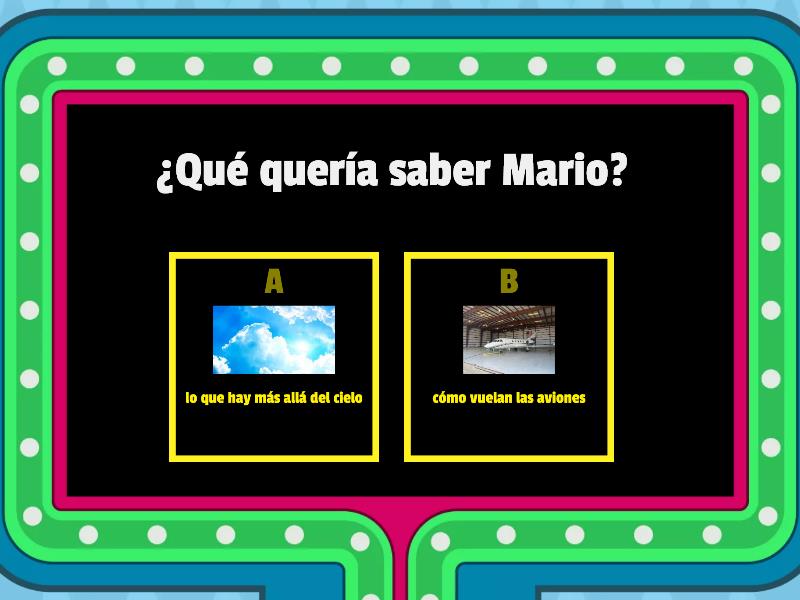 24-10-22 Cuento "El Universo De Mario" - Gameshow Quiz