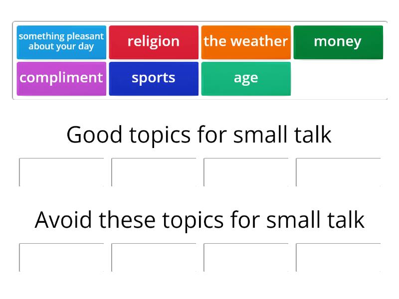 small-talk-group-sort