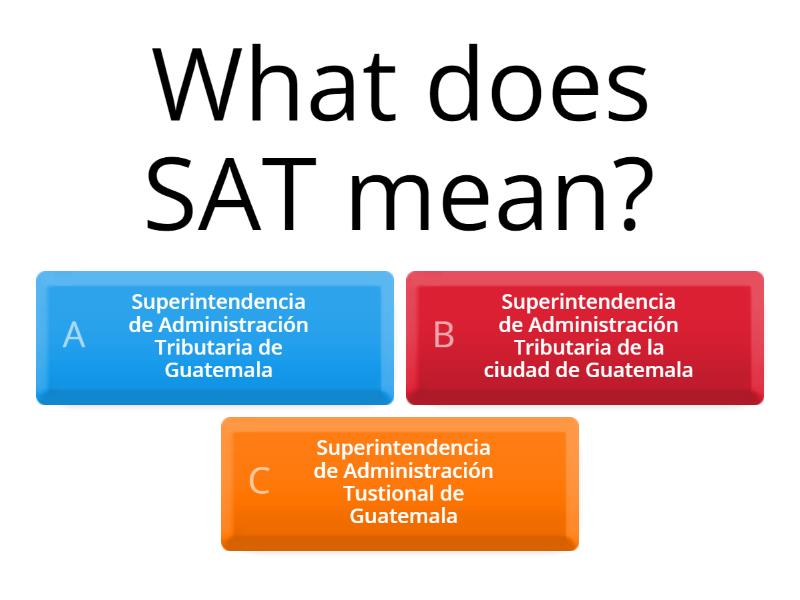 Sat quiz