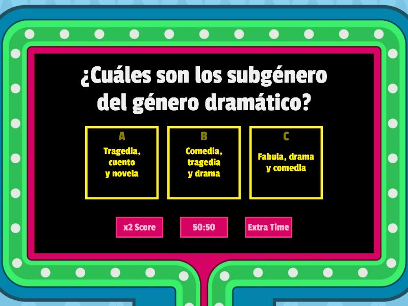 Copia De Genero Narrativo, Dramatico Y Literario - Game Show De TV