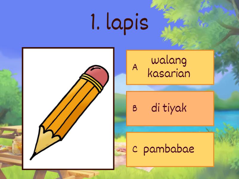 Maikling Pagsusulit - Kasarian Ng Pangngalan - Quiz