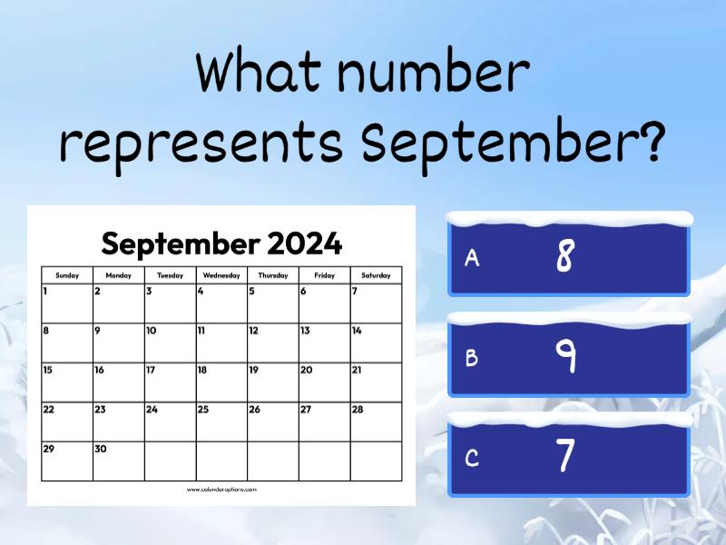 September 2024 cuestionario