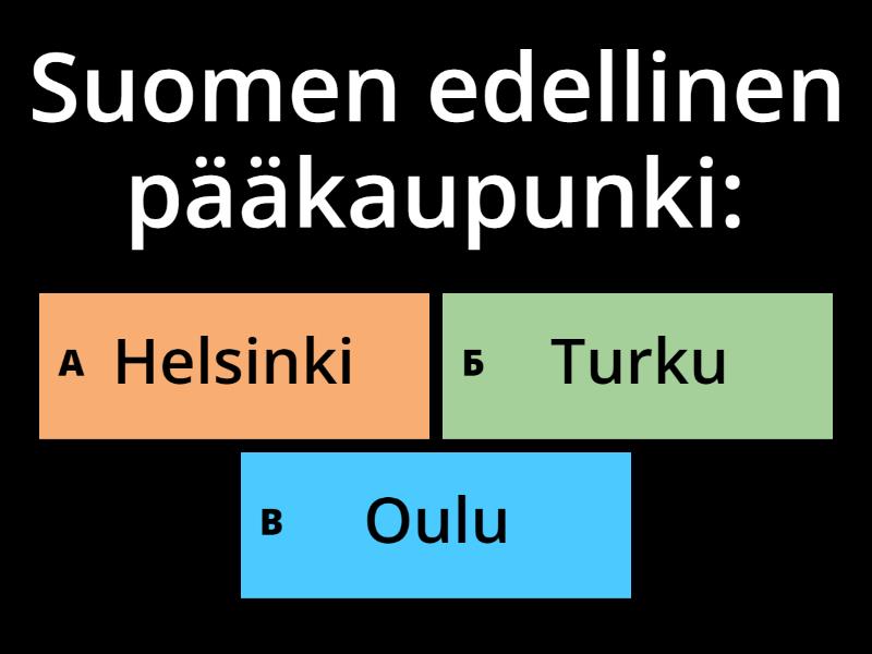 Suomi-visa - Quiz