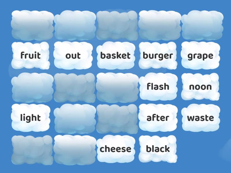 Compound Word Memory - Matching pairs