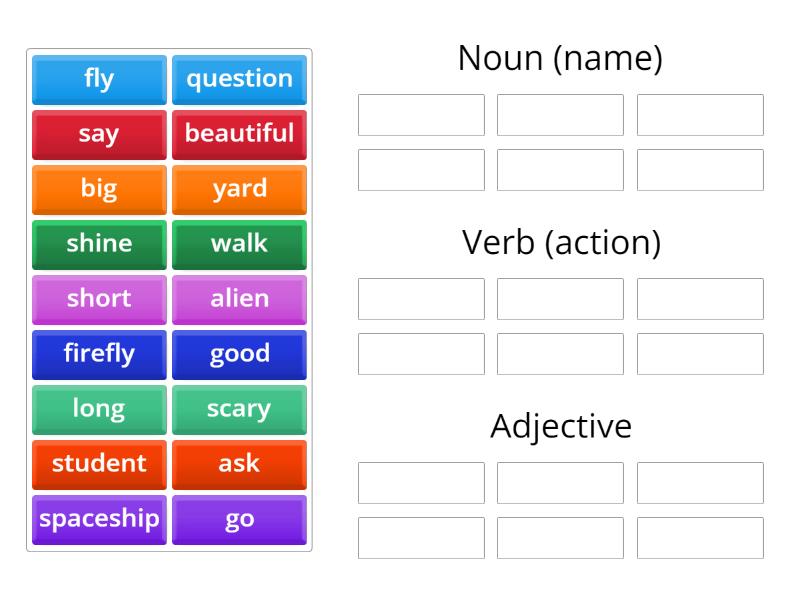 noun-verb-adjective-group-sort