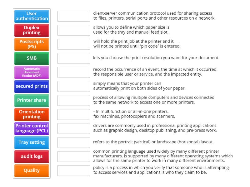 Multi Function Devices Match Up