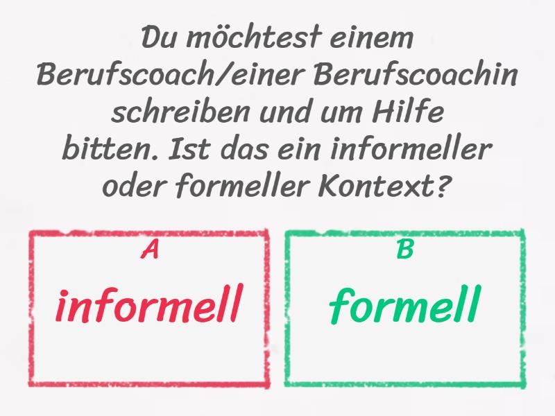 Häufige Fehler Test Schreiben 1 (B1.1) Quiz