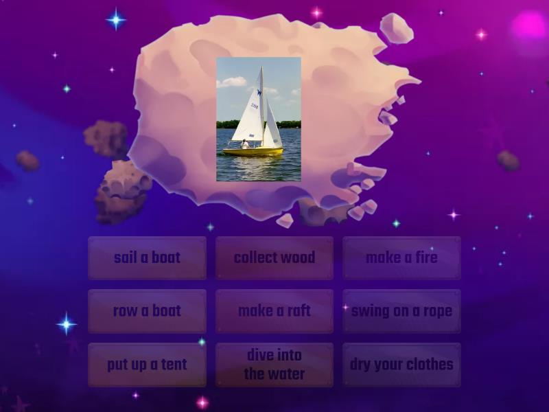 Super Minds 4 Unit 9 At the Campsite - Find the match